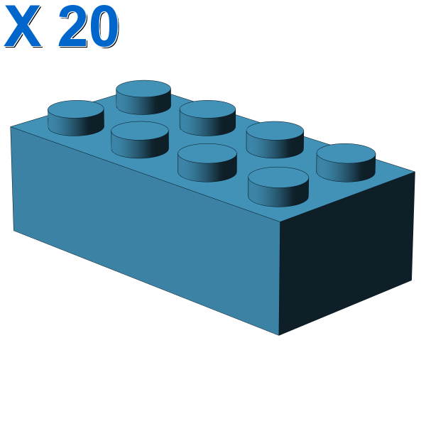 BRICK 2X4 X 20