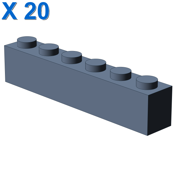 BRICK 1X6 X 20