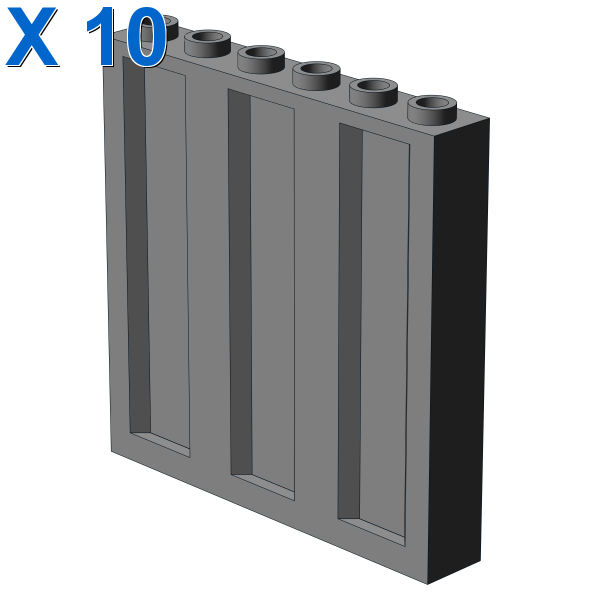 WALL 1X6X5 CONTAINER X 10