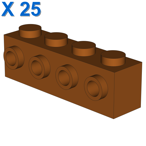 BRICK 1X4 W. 4 KNOBS X 25