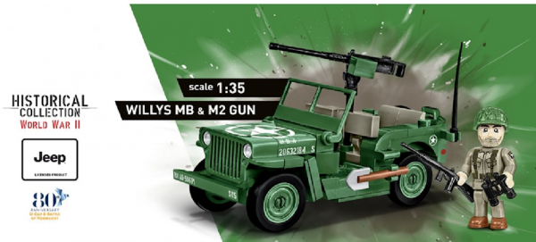 Jeep Willys MB + M2 Gewehr der US Army