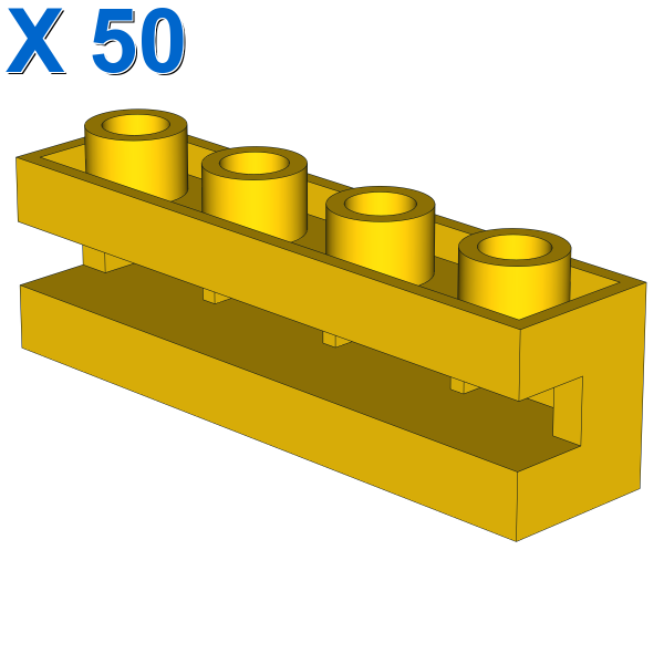 Brick, Modified 1 x 4 with Groove X 50