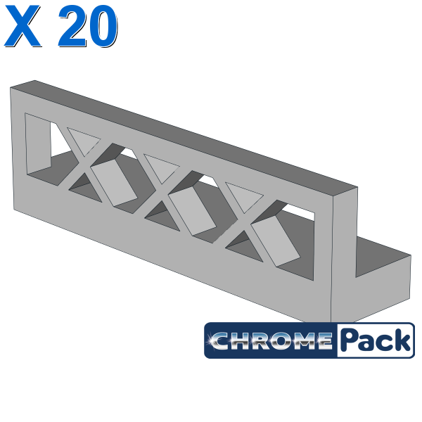 FENCE 1X4X1, 20 pcs