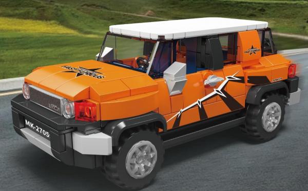 Geländewagen in orange