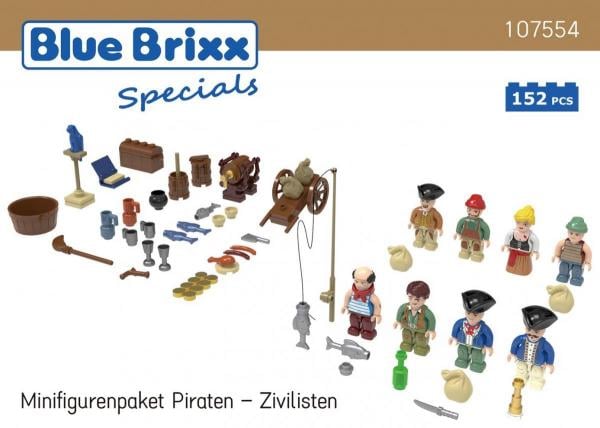 Minifigurenpaket Piraten – Zivilisten