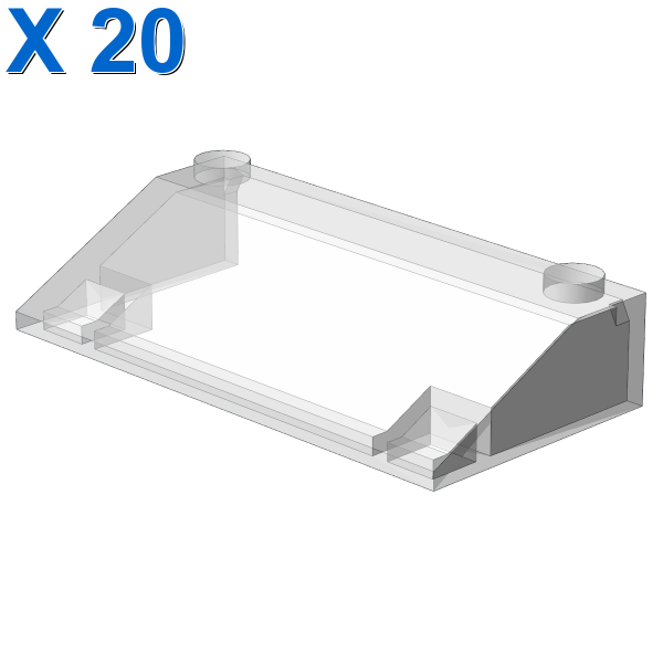 WINDSCREEN 3X6/25°, PC X 20