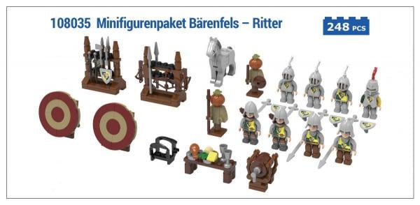 Minifigurenpaket Bärenfels – Ritter