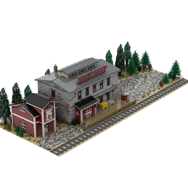 Schild Shop Train Scene 1:40