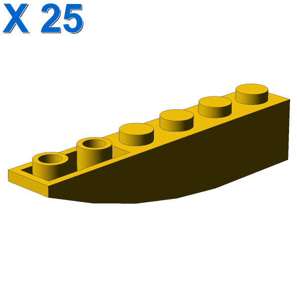 BRICK 1X6 W/BOW, REV. X 25