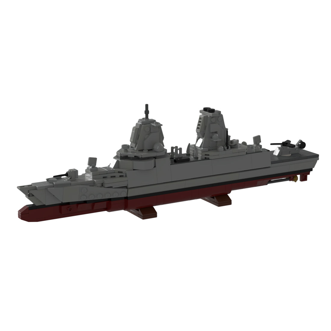 Deutsche Militärfregatte F126 1:485