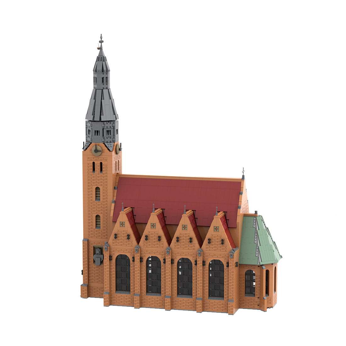 MOC Gothic Church Klemmbausteine