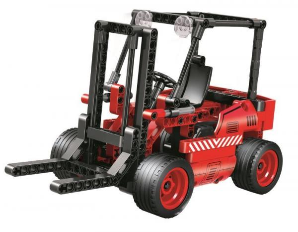 Forklift in red