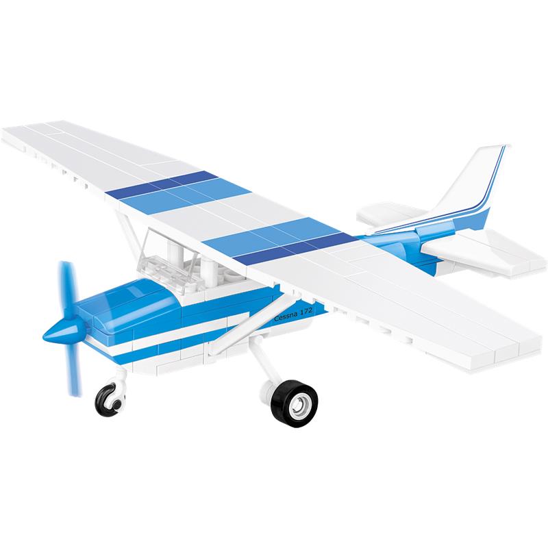 Cessna 172 Skyhawk-White-Blue