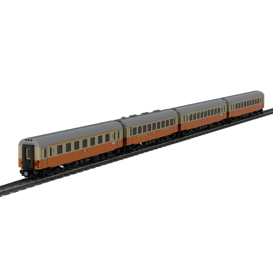 MOC-82165 City Express (Städte-Express) of the Deutsche Reichsbahn Klemmbausteine