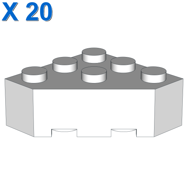 CORNER BRICK 45 DEG. 3X3 X 20