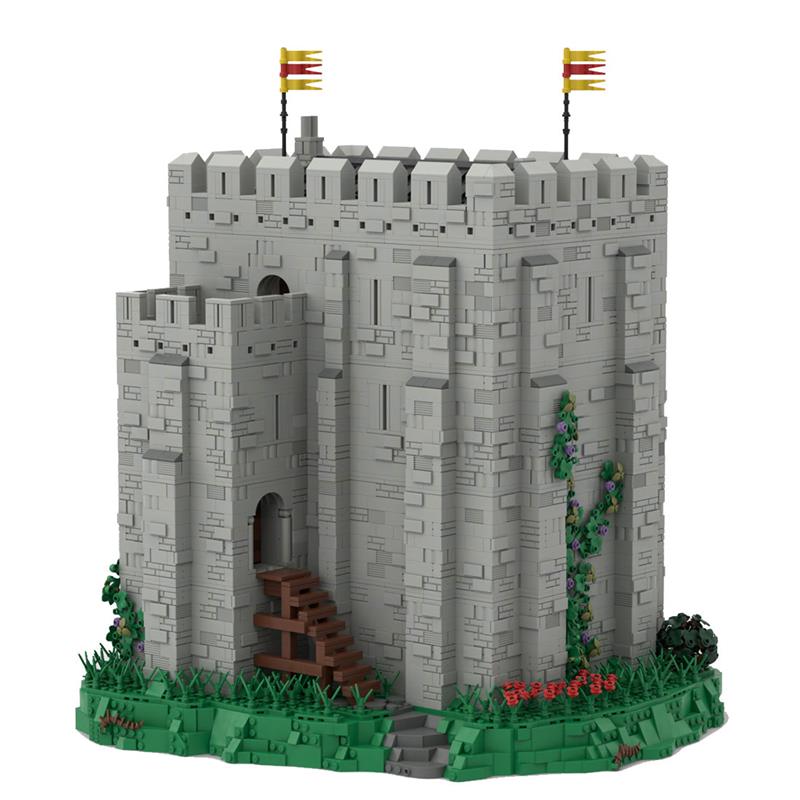 MOC Normannische quadratische Bastion mit Sockel