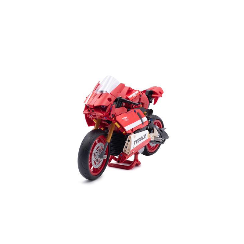 Bricks Motorrad rot Tycole