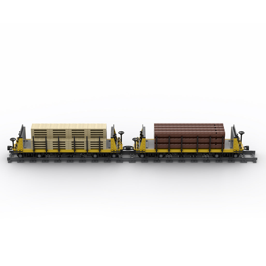 Holztransport Waggons