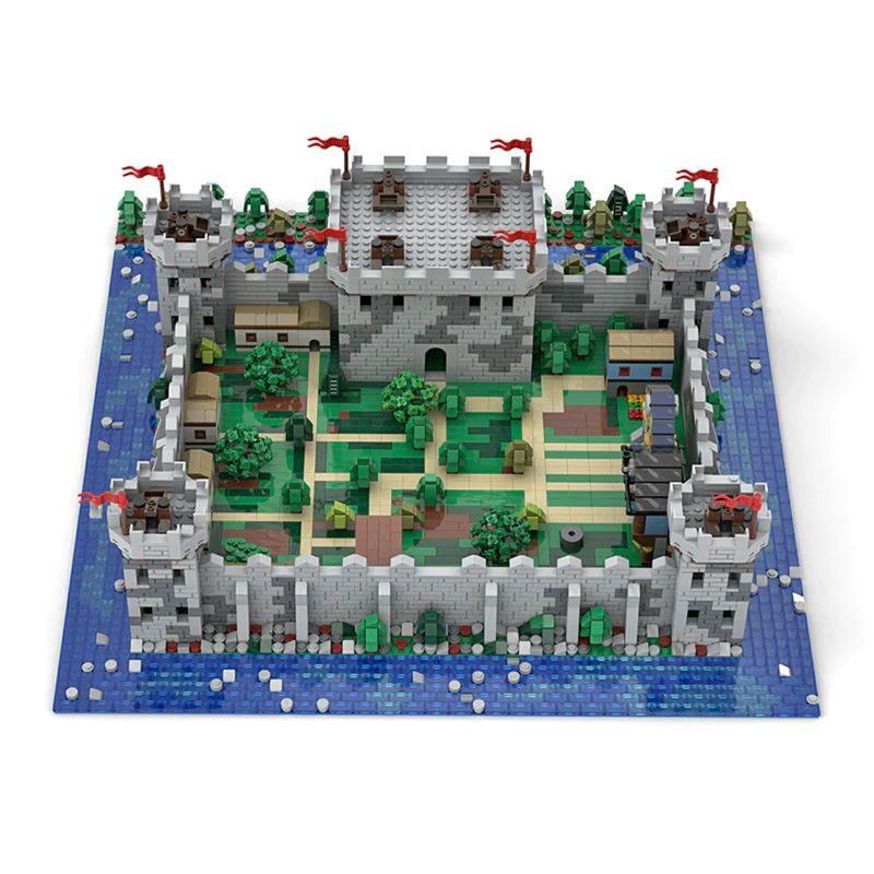 MOC Microscale Diorama Castle Village