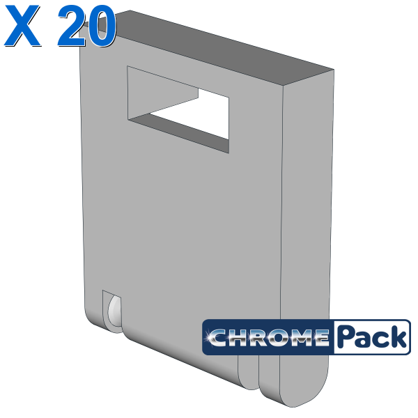 MAILBOX, FRONT 2X2, 20 pcs