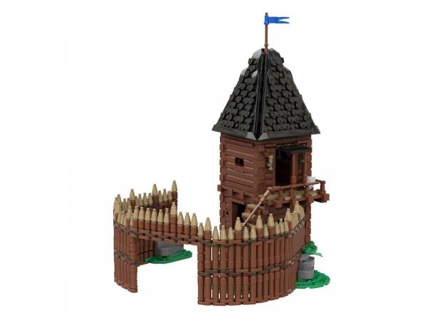 Wachturm mit Palisade