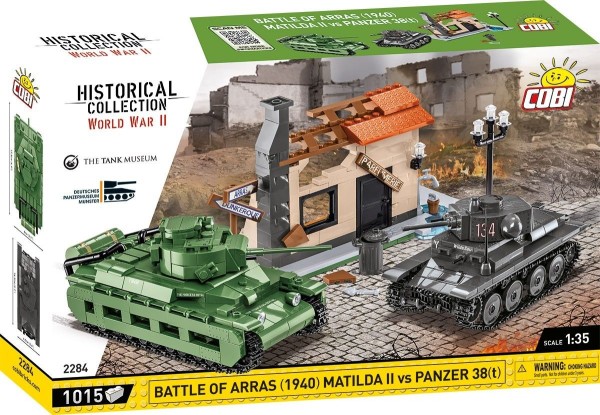 Historical Collection - MATILDA II vs Panzer 38(t), 1015 Bauteile