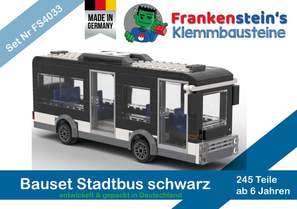 Frankensteins Stadtbus schwarz Bausatz