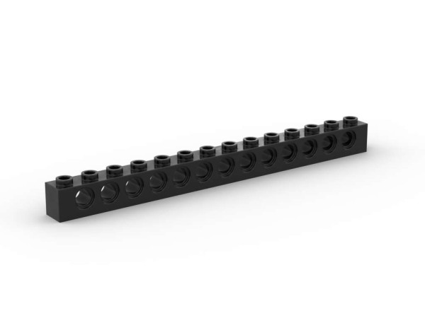 Technic Brick 1x14 - BrickBag mit 20 Stk - black