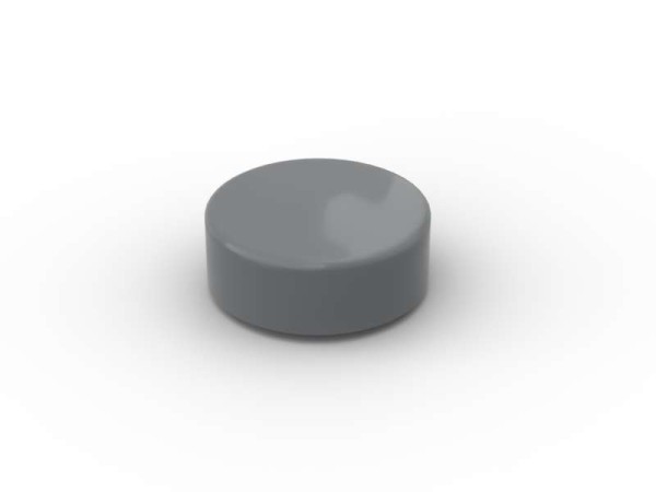 Tile 1 x 1 Round - BrickBag 200 Stk- dark bluish grey