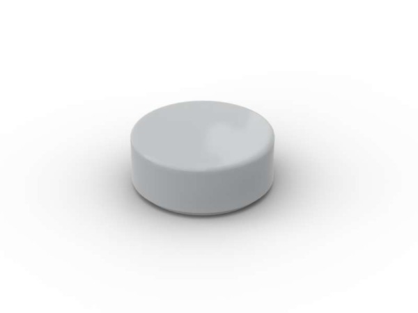 Tile 1 x 1 Round - BrickBag 200 Stk- light bluish grey