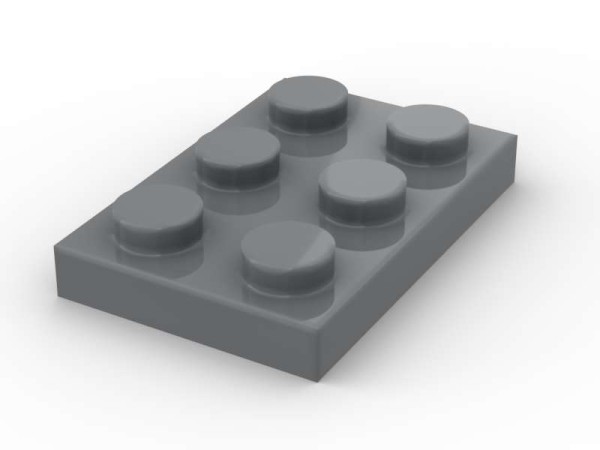 Plate 2x3 - BrickBag 100 Stück - dark bluish grey