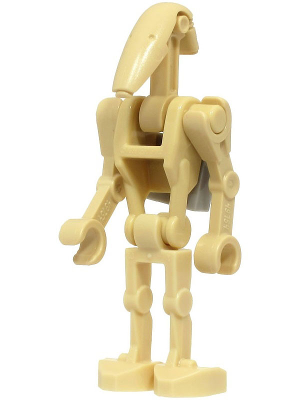 Minifigur Battle Droid - Tan, Angled Arms