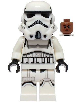 Minifigur Imperial Stormtrooper - Female, Dual Molded Helmet