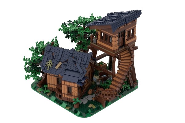 MOC Forest Lookout aus gobricks Steinen