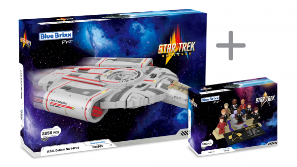 Bundle - Star Trek USS Defiant NX-74205 mit Minifiguren