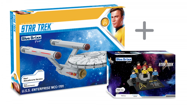 Bundle - Star Trek USS Enterprise NCC-1701 mit Minifiguren