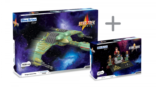 Bundle - Star Trek Klingon Bird-of-Prey mit Minifiguren