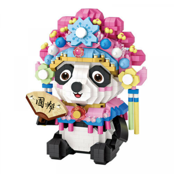 Huadan Panda (diamond blocks)