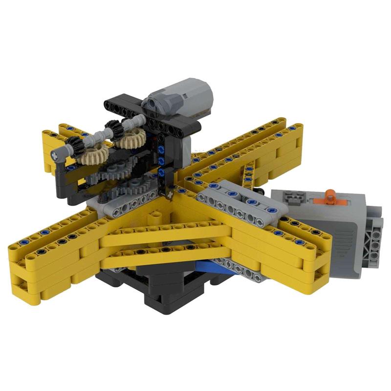 MOC  Archimedes Trammel – Maschinell nichts tun, motorisiert Klemmbausteine