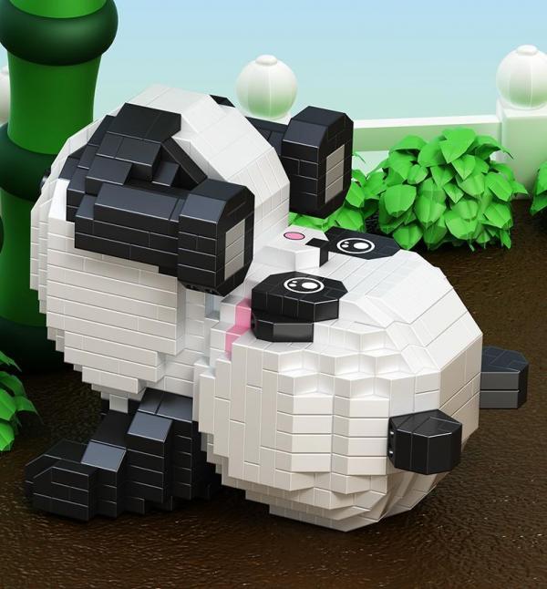 Tolpatschiger Panda (diamond blocks)