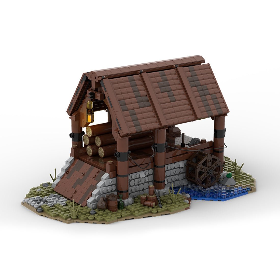 MOC Medieval Sawmill