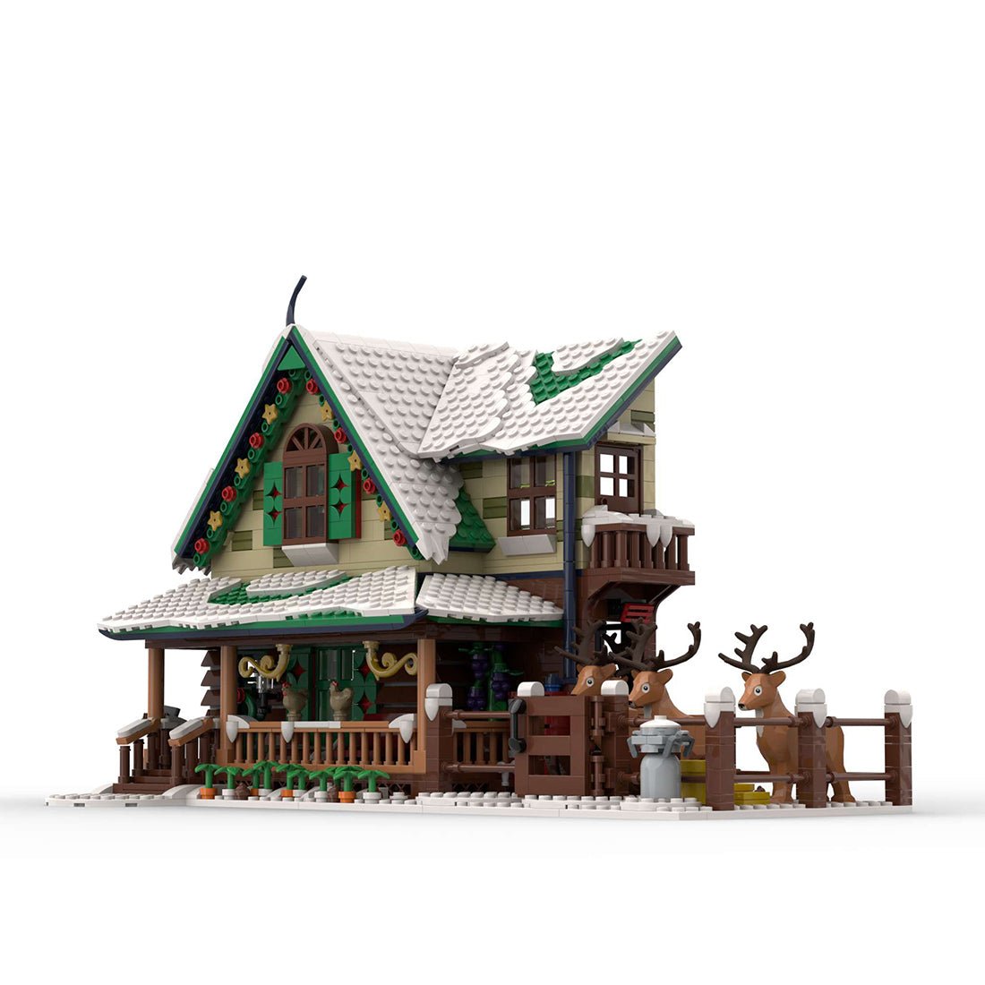 MOC-183213 Winter Village Reindeer Ranch