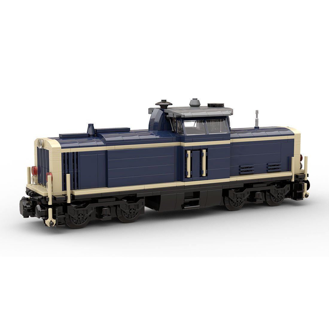 V100 German Cargo Locomotive “dark blue – tan” version 8W