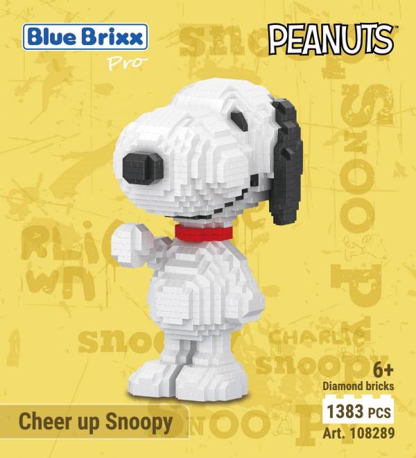 Aufmunternder Snoopy (Diamond Blocks)