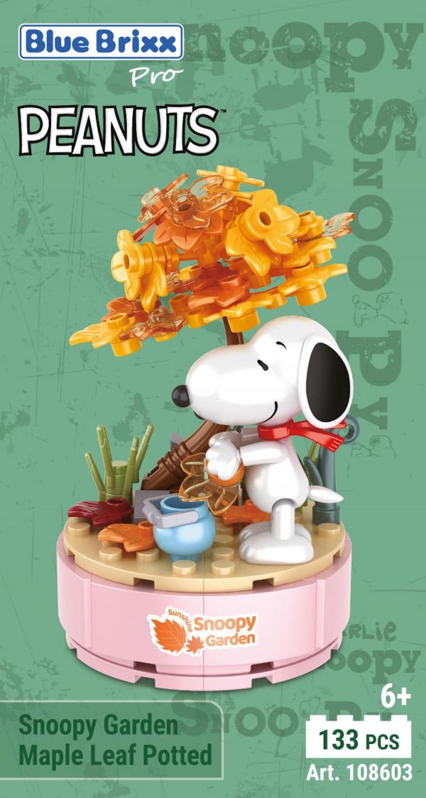 Snoopy Garten „Ahornblatt im Topf“