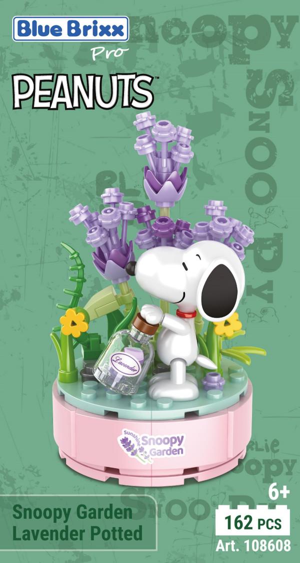 Snoopy Garten „Lavendel im Topf“