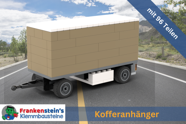 Frankensteins LKW Anhänger mit beweglicher Deichsel