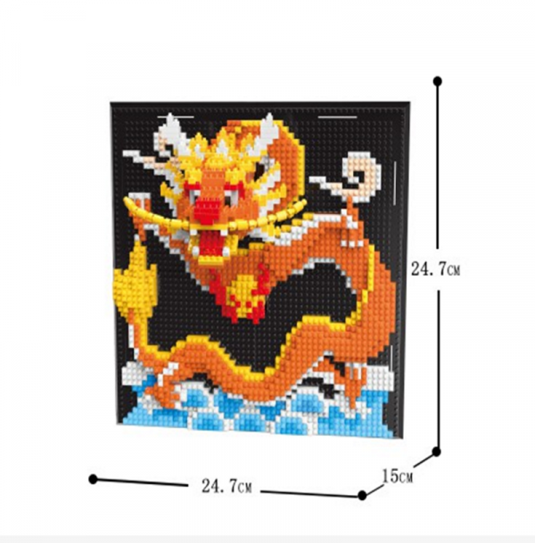 Yellow Dragon (diamond blocks)