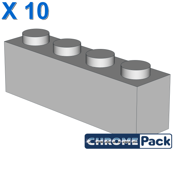 BRICK 1X4, 10 pcs