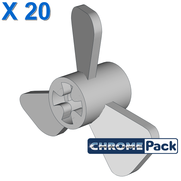 PROPELLER W. 3 BLADES Ø26.6, 20 pcs